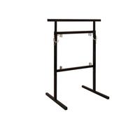 Nordlinger Pro Tréteau MODULIA Noir ? 640045 ? Réglable en hauteur 78-105 cm ? Lot de 2 - Rangement intégré