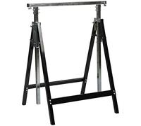 Nordlinger Pro Tréteau Pro en kit 640023 Réglable 80–120 cm spécial charges lourdes Noir