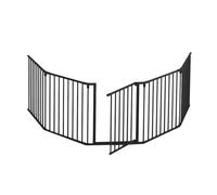 NORDLINGERPRO Barrière Pare feu pliable avec portillon - protection feu cheminée et poêle