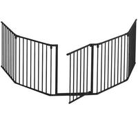 NORDLINGERPRO Barriere Pare feu pliable avec portillon protection feu cheminée et poele