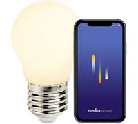 Nordlux 2170062701 Ampoule à incandescence CEE E (A - G) E27 forme de globe de blanc chaud à blanc froid (Ø) 45 mm commandé par appli mobile, à intensité