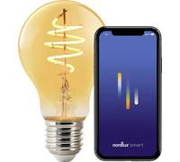Nordlux 2170102747 Ampoule à incandescence CEE G (A - G) E27 forme de poire commandé par appli mobile, à intensité variable