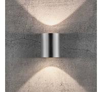 Nordlux Applique mural extérieur LED Canto 2, gris, Aluminium, Moderne, Applique Exterieur LED