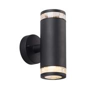 Nordlux - Birk Double Applique Murale d'Extérieur Black