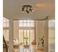 Plafonnier - BOSTON - Métal - Noir - GU10 NORDLUX 2512370103