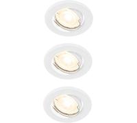 Nordlux Canis spot encastré 3x4.7 W blanc 49330101