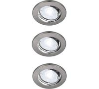 Nordlux Canis spot encastré 3x4.7 W nickel 49390155