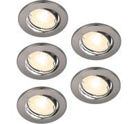 Nordlux Canis spot encastré 5x3.1 W nickel 49310155