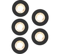 Nordlux Canis spot encastré 5x4.7 W noir 49750103