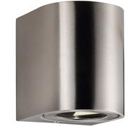 Nordlux Applique murale LED Canto 49701034 acier inoxydable ronde extérieure