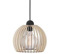 Nordlux Suspension Chino 25 – E27 60 W Bois Nature (marron) 1 source lumineuse