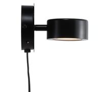 Nordlux Clyde Applique murale LED intégrée - Métal noir - Variateur d'ambiance à 3 niveaux avec mémoire - IP20 - Éclairage d'intérieur