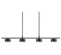 Nordlux Clyde lampe suspendue 4x5 W noir 2512783003