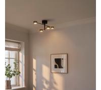 nordlux Clyde Plafonnier asymétrique à 4 sources lumineuses, LED, 2412260103,