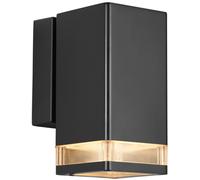 Nordlux Applique murale Elm Single 45321003 – GU10 – Noir d'extérieur