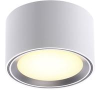 Nordlux Fallon Luminaire LED pour montage en surface LED LED intégrée 5.5 W blanc chaud blanc, acier inoxydable (brossé)
