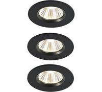 Nordlux Fremont spot encastré 3x4.5 W noir 2310036003