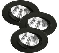 Nordlux Fremont spot encastré 3x4.5 W noir 47580103