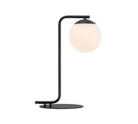 Nordlux Grant Lampe de table en verre et métal IP20 E14 - Noir