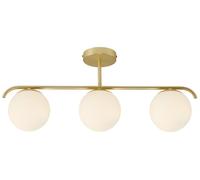 Nordlux Grant plafonnier 3x25 W blanc-laiton 2010583035