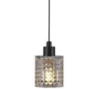 Nordlux Hollywood lampe suspendue 1x60 W noir-transparent 46483000