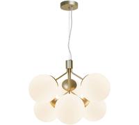 Nordlux Ivona lampe suspendue 6x28 W blanc-laiton 2112163035