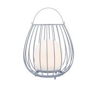 Nordlux Lampada da tavolo mobile Jim To Go, colore grigio, IP54 con batteria