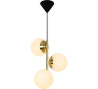Nordlux Suspension Lilly – E14 – Verre opalin blanc – Laiton – 48603035