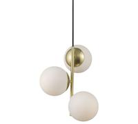 Nordlux Lilly lampe suspendue 3x40 W blanc-doré 48603035