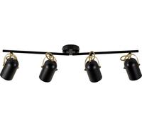 Nordlux Lotus 4-Spot /Messing 50130103 Plafonnier noir