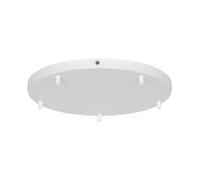 Nordlux Pavillon Luana 5 sorties Métal Ø 40 H 4,6 cm Blanc
