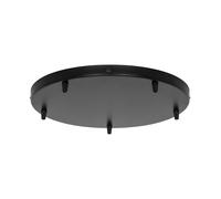 Nordlux Accessoire Luana – Baldachin 5 sorties Métal Ø40 H4,6 cm Noir