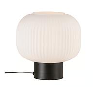 Nordlux Milford Lampe de table en verre noir IP20 E27