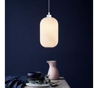 MILFORD 20 suspension Verre Blanc Opale E27 - Nordlux 46573001