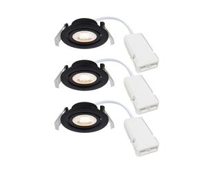 nordlux Monolo Lot de 3 projecteurs encastrés, LED, 2510310103,