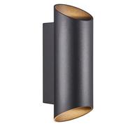 Nordlux Applique murale Nico Round 22 Up/Down ronde GU10 Noir 2218231003