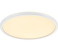 Nordlux Plafonnier LED Oja 47276001 - rond blanc 29 cm, LED intégrée 18 W, gradable par paliers