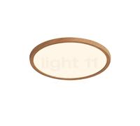 Nordlux Oja Plafonnier LED feuille de bois - 29 cm - tamisable - ip54 - sans détecteur de mouvements