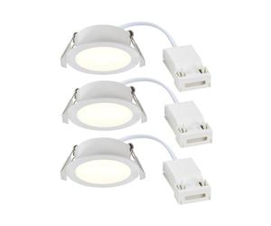 nordlux Olea Lot de 3 projecteurs encastrés, LED, 2510400101,