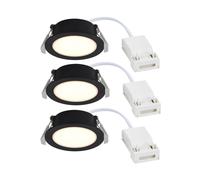 nordlux Olea Lot de 3 projecteurs encastrés, LED, 2510400103,