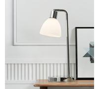 Nordlux Lampe de table Ray – Chrome métal/verre, E14, 1x25 W, 46 cm (63201033)