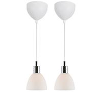 Nordlux Ray lampe suspendue 2x40 W chrome 63233033