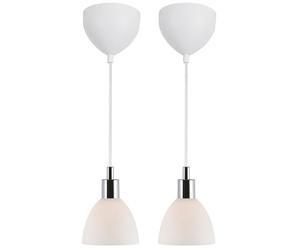 Nordlux Ray lampe suspendue 2x40 W chrome 63233033