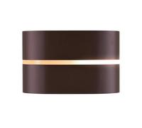 Nordlux Sibelis Applique murale d'extérieur en plastique marron clair E27 10 W étanche et résistante aux intempéries pour porche, terrasse, jardin, garage ou entrée IP44, classe 2 (double isolation)
