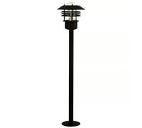 Nordlux VEJERS Potelet E27 en métal noir IP54