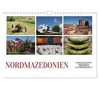 Nordmazedonien - Streifzüge durch eine nahezu unbekannte Kulturlandschaft (Wandkalender 2026 DIN A4 quer), CALVENDO Monatskalender: Der kleine, ... von neun verschiedenen Ethnien.