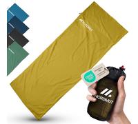 NORDMUT® Sac de Couchage d’Auberge ultraléger en Microfibre ou Coton - Sac de Voyage Respirant, Format Compact & particulièrement Doux, avec Housse pour Oreiller