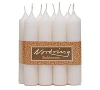 Nordring Lot de 8 bougies à tige Crème 2,2 x 11 cm de haut