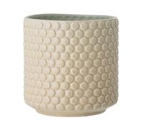 Nordring Pot de Fleur Dotty - Pots de Fleurs décoratifs Couleur pour intérieur Style rétro créatif L (15,5 cm ø), Vert Clair, Céramique