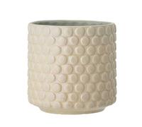 Nordring Pot de Fleur Dotty - Pots de Fleurs décoratifs Couleur pour intérieur Style rétro créatif M (12,5 cm ø), Vert Clair, Céramique